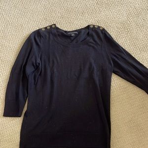 Black quarter sleeve Banana Republic Sweater